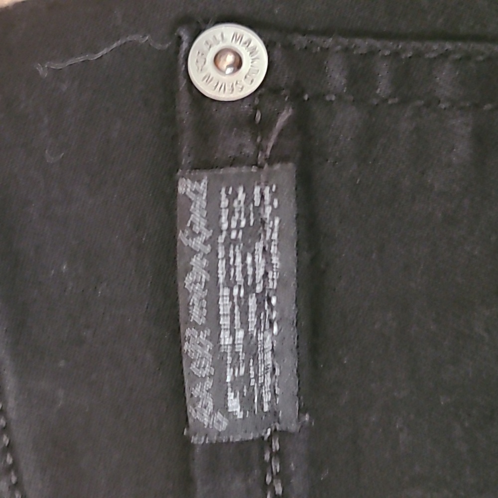 7 For all Mankind skinny premium denim jeans. Black, size 27 - Picture 5 of 6